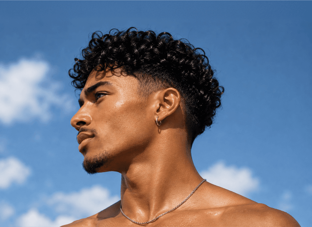 Man wearing FitPeo health technology
