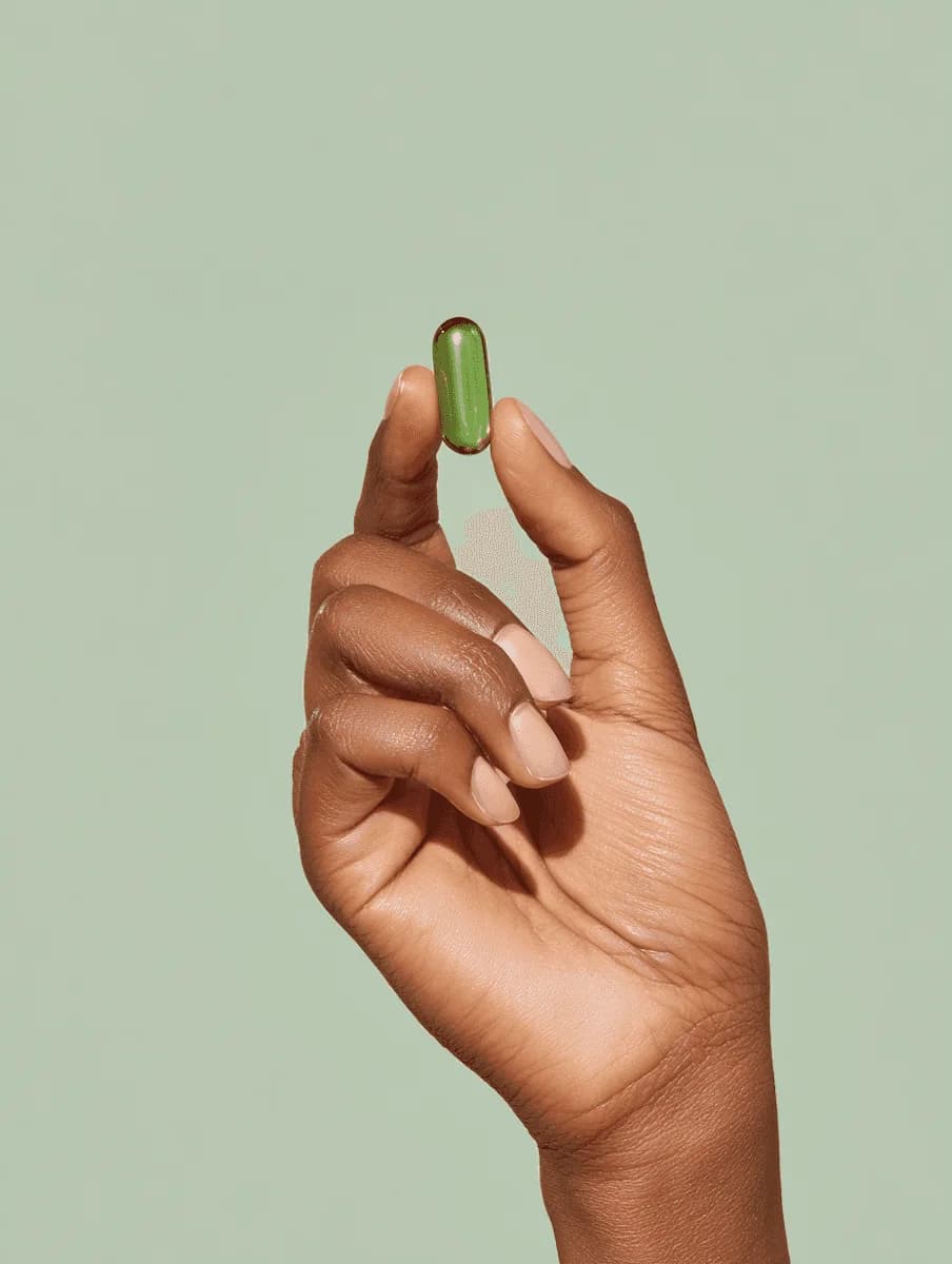 A daily health routine with a supplement