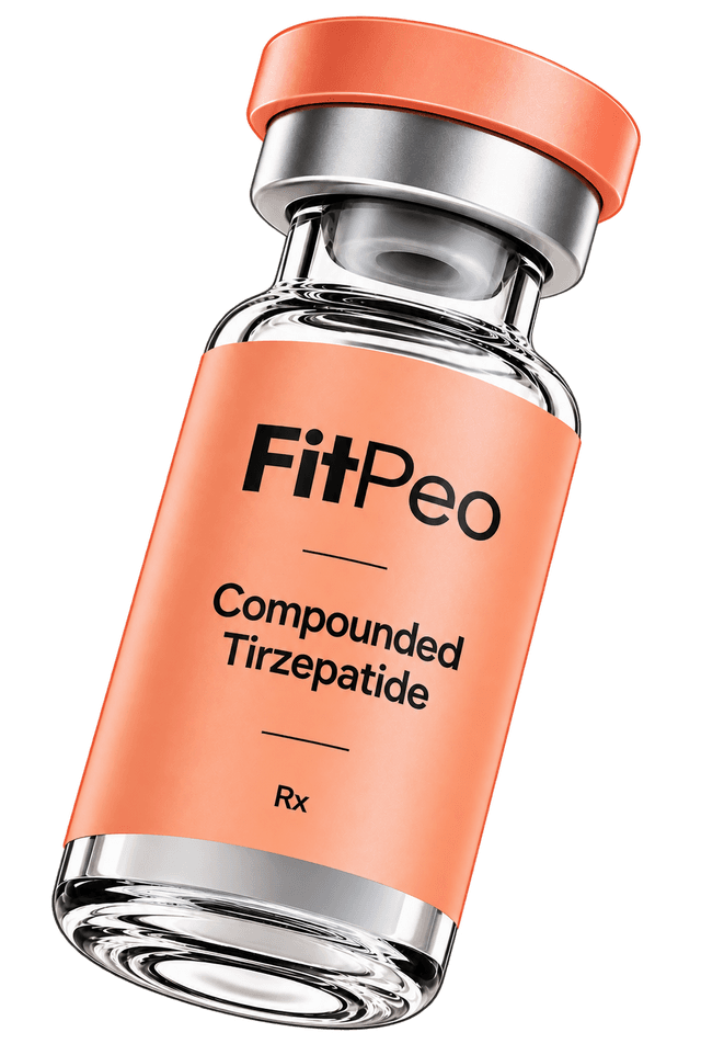 FitPeo compounded tirzepatide vial