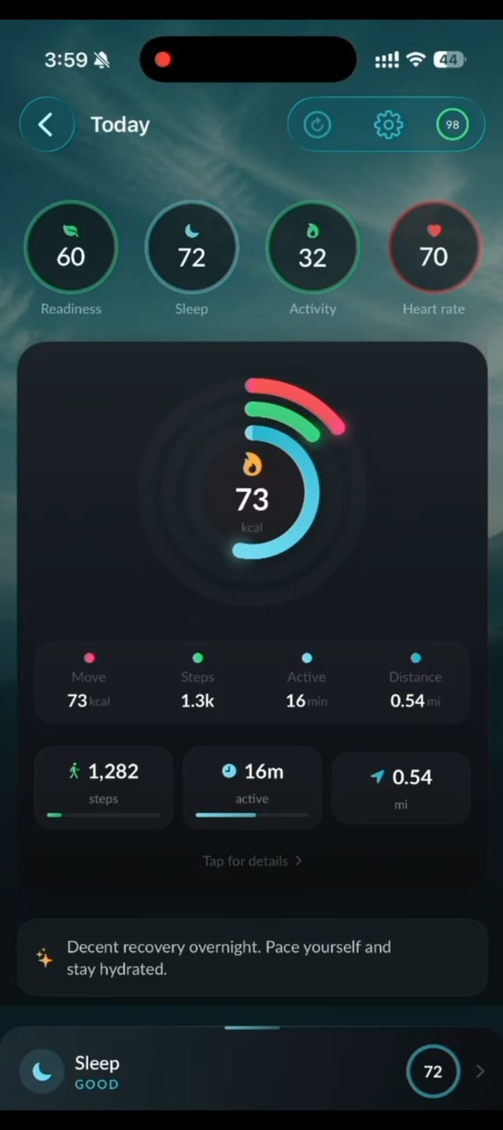 FitPeo app health overview